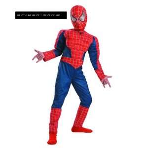   Child Spiderman Muscle Costume   Quality Edition 10 12 Toys & Games