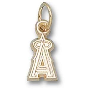  Los Angeles Angels MLB New A 3/8 Pendant (Gold Plated 