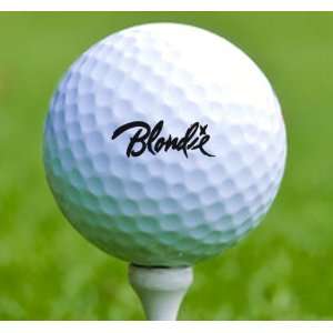  3 x Rock n Roll Golf Balls Blondie: Musical Instruments