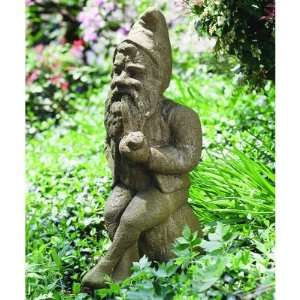   Cast Stone Garden Statue Brownstone, Brownstone: Patio, Lawn & Garden
