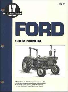 COMPLETE FORD TRACTOR SHOP MANUAL MODELS 2310 2600 2610 3600 3610 4100 