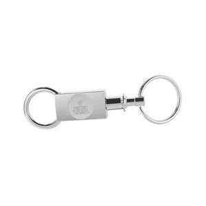  Western Kentucky   Two Sectional Key Ring   Silver Sports 