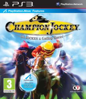  JOCKEY G1 JOCKEY & GALLOP RACER PS3 MOVE GAME REGION FREE   PAL  