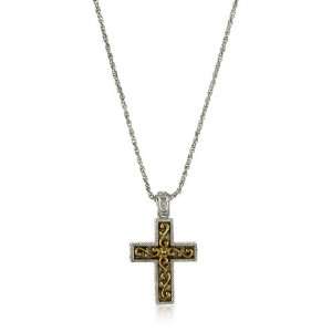  The Vatican Library Collection Gold Tone Silver Tone Cross 