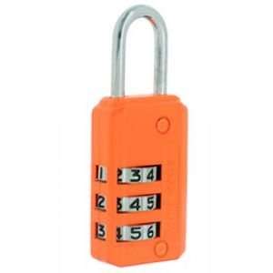  Voltage 3 Dial Combination Lock (Neon Orange) Electronics