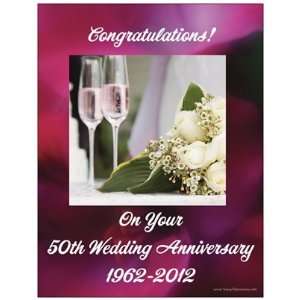    on Your 50th Wedding Anniversary Magnet 2012 