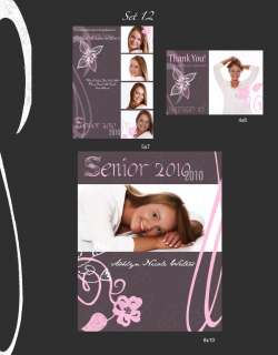 Digital Photography Senior Collages Templates cards K  
