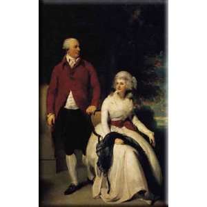  Mr and Mrs John Julius Angerstein 19x30 Streched Canvas 