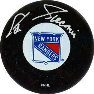  Eddie Giacomin Autographed Hockey Puck