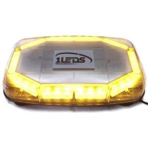  Low Profile Amber Mini Led Lightbar with Magnet Mounts and 