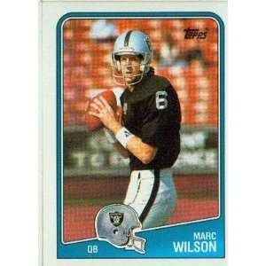  1988 Topps #326 Marc Wilson   Los Angeles Raiders 