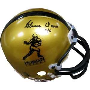  Glenn Davis Autographed/Hand Signed Heisman Mini Helmet 