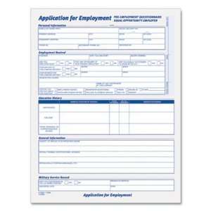   TOPS Comprehensive Employee Application Form TOP3288