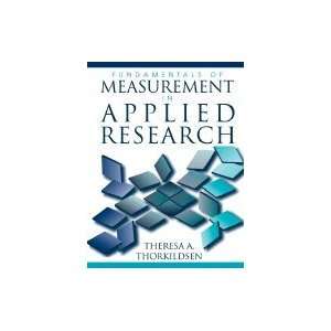  Fundamentals of Measurement in Applied Research (Hardcover 