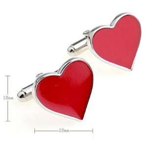 Heart Cufflinks Gift Boxed(wedding cufflinks,jewelry for men,gift for 