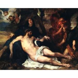   oil paintings   Sir Antony van Dyck   24 x 20 inches   Deposition