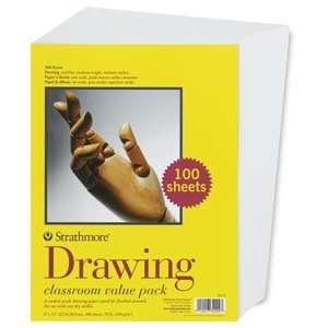 Strathmore 300 Series Drawing Pads   9 x 12, Drawing Classroom Value 