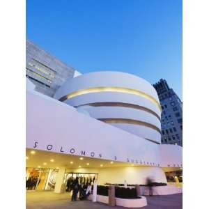 Solomon R. Guggenheim Museum, Built in 1959, Designed by Frank Lloyd 