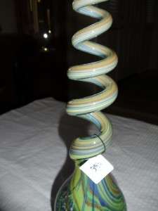   Hand Blown Art Glass Swirl Smoke Figurine, 16.5, Amazing #1  