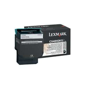  Lexmark C540 OEM Black Toner Cartridge   2,500 Pages 