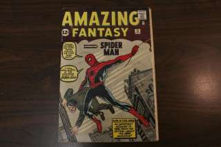 AMAZING FANTASY #15 1st Spider Man Spiderman Silver Age Comic   5.5 FN 