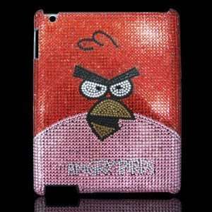 Angry Birds   Red Bird   Rhinestone Designed   Hard Case for the iPad 
