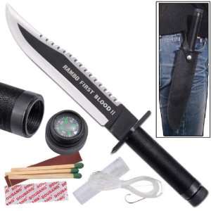  Rambo Style Survival Knife First Blood II 
