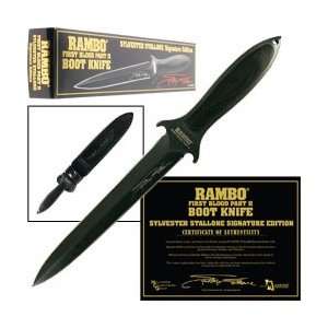  Rambo First Blood Part II Boot Knife   Signature Edition 