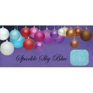   Sky Blue Shatterproof Christmas Ball Ornaments 4