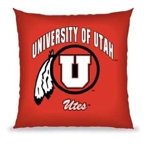 Utah Utes   NCAA 12 x 12 in Souvenir Pillow