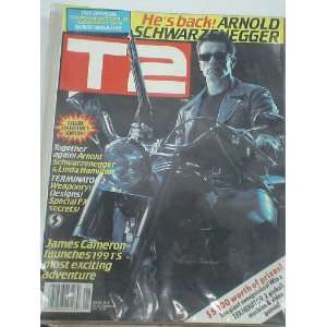  Terminator 2 Arnold Schwarzenneger Movie Souvenir Magazine 