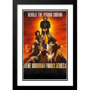  Gene Simmons: Family Jewels 20x26 Framed and Double Matted 