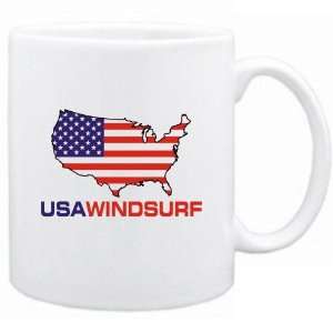  New  Usa Windsurf / Map  Mug Sports
