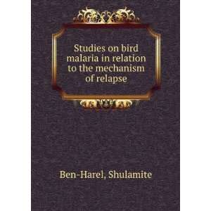  in relation to the mechanism of relapse Shulamite Ben Harel Books