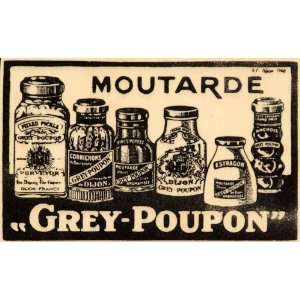  1935 Ad French Grey Poupon Mustard Pickles Dijon France 