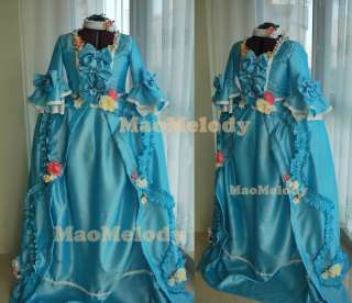 Marie Antoinette Baroque Cosplay Costume Dress B63  