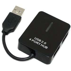  Four Port Powered USB Hub for PC or Mac Electronics