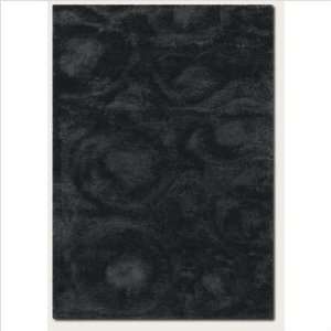 Focal Point Artifacts / Black Contemporary Rug Size: Rectangle: 710 