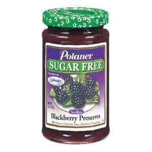 Polaner Sugar Free Blackberry Preserves Seedless   9 oz:  