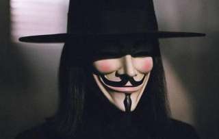 New Hot Sale V For Vendetta Terror Halloween Mask Masquerade Fawkes 