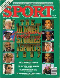 1987 Sport Magazine Andre Dawson Phil Simms Knight Dec.  