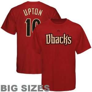 Majestic Justin Upton Arizona Diamondbacks Player Big Sizes T Shirt 