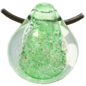  Pet Memory Glass Urn Pendant: Forever Green: Pet Supplies