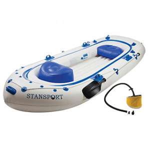 Stansport Kenai II, 6 Man River Boat Inflatable Blowup  