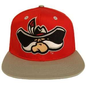  UNLV Runnin Rebels Retro 2 Tone Logo Snapback Cap Hat Red 