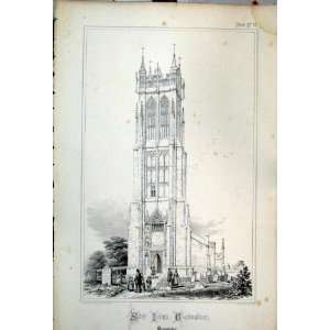   1855 Saint Johns Church Somersetshire Charles Wickes