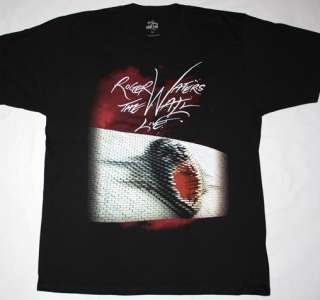 ROGER WATERS THE WALL USA TOUR 2012 PINK FLOYD PROGRESSIVE NEW BLACK T 