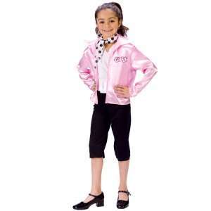  Grease Pink Ladies Child Costume Size 4 6 Small: Toys 