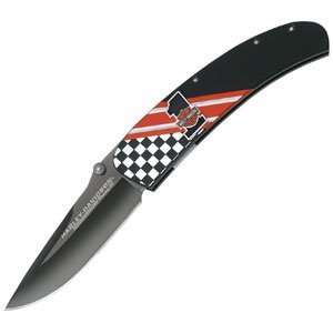  United Cutlery Racing Knife, Aluminum Handle, Black Blade 