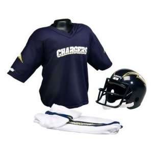    San Diego Chargers NFL Medium Helmet/Uniform Set: Toys & Games